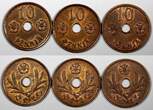 10 Pennia FINLAND Copper 1943  UNC Condition WWII RANDOM PICK (1 Coin) KM# 33.1