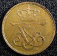 Bronze Denmark Frederik VIII  1907 1 Ore KEY DATE Ch UNC KM# 804 (23 100)