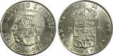 2 Kronor SWEDEN Gustaf VI Silver 1952-1966 TS  UNC/BU KM# 827 RANDOM PICK (1 C.)