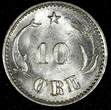 10 Øre DENMARK Christian IX Silver 1897 VBP  UNC KM# 795.2 (24 718)