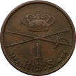 Denmark Frederik VII Copper 1852 FK VS Rigsbankskilling 1 YEAR SCARCE KM#754(6) Uncertified