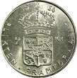 2 Kronor SWEDEN Gustaf VI Silver 1952-1966 TS  UNC/BU KM# 827 RANDOM PICK (1 C.)