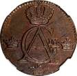 1/4 Skilling SWEDEN Copper King Gustav IV Adolf 1808  NGC MS62 TOP GRADED KM# 564