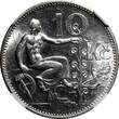 Czech Republic 10 Korun Czechoslovakia Silver 1931  30 mm NGC UNC DETAILS KM# 15 (021)