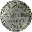 5 Centimes ALGERIA 1915  Token Bone Chamber of Commerce NGC UNC DETAILS KM# TnC1