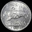 10 Centimos SPAIN Aluminum 1953  LAST YEAR FOR TYPE UNC KM# 766 (24 059)