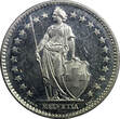 2 Francs SWITZERLAND Copper-Nickel 1974  PROOF LIKE FLASHY KM# 21a.1 (23 363)