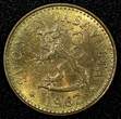 Finland Aluminum-Bronze 1967 10 Penniä KEY DATE UNC/BU KM# 46 (23 984)