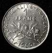 1 Franc FRANCE Nickel 1960  UNC KM# 925.1 (27 743)
