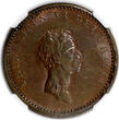 12 Skilling Denmark 1812 IC  Struck Over 1 Skilling NGC AU50 BN KM# 673.1 (135)
