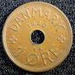 1 Øre Denmark Christian X Bronze 1928  UNC KM# 826.2 (23 092)