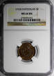 2 Rappen Switzerland Bronze 1932B  NGC MS64 BN FIRST YEAR FOR THE TYPE KM4.2a (2)