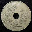 25 Centimes BELGIUM Albert I Copper-Nickel 1928  Legend in Dutch KM# 69 (654) Uncertified