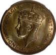 1/12 Shilling JERSEY George VI Bronze 1947  Mintage-444 000 NGC MS63 BN KM# 18(4)