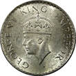 1/4 Rupee India-British George VI Silver 1940 (B)  Bombay UNC KM# 545 (22 336)