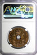 10 Cents East Africa Bronze PROOF 1949  NGC PF62 BN 1 GRADED HIGHEST KM# 34 (49)