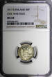 Finland Nicholas II Silver 1917 S 50 Penniä Civil War Issue NGC MS64 KM# 20 (02)
