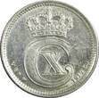 10 Øre Denmark Christian X Silver 1914 VBP; GJ  1st Year UNC KM# 818.1 (23 848)