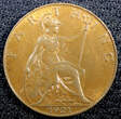 United Kingdom 1921 Farthing 1921 Great Britain George V Bronze  aUNC KM# 808.2 (23 013)