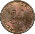 50 Centavos Mozambique Portuguese Colony Bronze 1957  UNC KM# 81 (24 057)