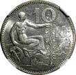 Czech Republic 10 Korun Czechoslovakia Silver 1930  30 mm NGC MS62 KM# 15 (045)