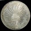 8 Reales MEXICO Silver 1897 CN AM  Culiacan Mint Luster aUNC/UNC KM# 377.3 (279)