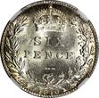 United Kingdom 6 Pence GREAT BRITAIN Edward VII Silver 1910  NGC MS62 Light Toned KM# 799 (50)