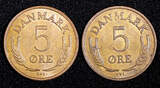 Bronze Denmark Frederik IX  1972 5 Ore UNC .KM# 848.1 RANDOM PICK (1 Coin)