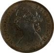 United Kingdom Bronze Great Britain Victoria  1882 H Farthing Heaton Mint ch.XF KM# 753 (846) Uncertified