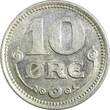10 Øre Denmark Christian X Silver 1914 VBP; GJ  1st Year UNC KM# 818.1 (23 848)