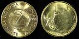 Slovenia 1999 2 Tolarja A barn swallow UNC KM# 5 RANDOM PICK (1 Coin) (862)