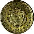 5 Centimos Costa Rica Brass 1940  UNC KM# 151 (15 152)