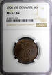 5 Øre Denmark Christian IX Bronze 1906  NGC MS62 BN KM# 794.2 (009)