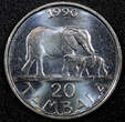 20 Tambala MALAWI Bakili Muluzi 1996  Elephants UNC KM# 29 RANDOM PICK (1 Coin)