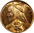 1 Centesimo Panama Bronze 1968  UNC/BU RED KM# 22 RANDOM PICK (1 Coin) (22 178)