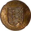 1/12 Shilling JERSEY George VI Bronze 1947  Mintage-444 000 NGC MS63 BN KM# 18(4)