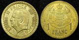 1 Franc MONACO Louis II Aluminum-Bronze 1945  WWII KM# 120a RANDOM PICK (1 Coin) Uncertified
