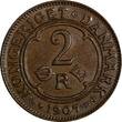Bronze Denmark Frederik VIII  1907 VBP GJ 2 Ore Ch UNC KM# 805 (15 048)