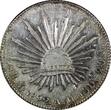 8 Reales MEXICO Silver 1892 Mo AM  Radiant cap PL UNC KM# 377.10 (24 523)