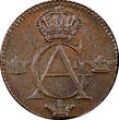 1/4 Skilling SWEDEN Gustav IV Adolf Copper 1805  UNC KM# 564 (21 401)