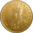 1/4 Anna India-British George V Bronze 1936 (B)  UNC Toned KM# 512 (23 662)