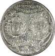 2000 Reis BRAZIL Silver 1922  Independence Centennial 1 YEAR TYPE KM# 523 (129) Uncertified