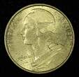 10 Centimes FRANCE Aluminum-Bronze 1963  UNC KM# 929 (27 396)