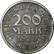 200 Mark Germany - Weimar Republic PROOF 1923 E  Mintage-4 095 SCARCE KM# 35 (00)