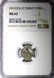 Unknown 2 Para 1808-1809 TURKEY Mustafa II Silver AH1223 Year  NGC MS63 Toned TOP GRADED KM# 551(0)