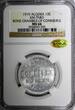 10 Centimes Algeria Aluminum 1915  NGC MS66 30mm TOP GRADED KM# TnB3 (009)