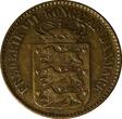 1 Cent Danish West Indies Frederik VII Bronze 1859  Mintage-216,000 KM# 63 (344) Uncertified