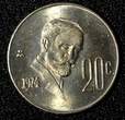 20 Centavos Mexico Copper-Nickel 1974 Mo  1st Year Type UNC KM# 442 (27 994)