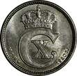 Denmark Christian X 1920 HCN; GJ 10 Ore UNC KM# 818.2a (15 015)