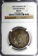 2 Kroner Norway Haakon VII Silver 1907  NGC MS63 Independence Toning KM# 365 (64)